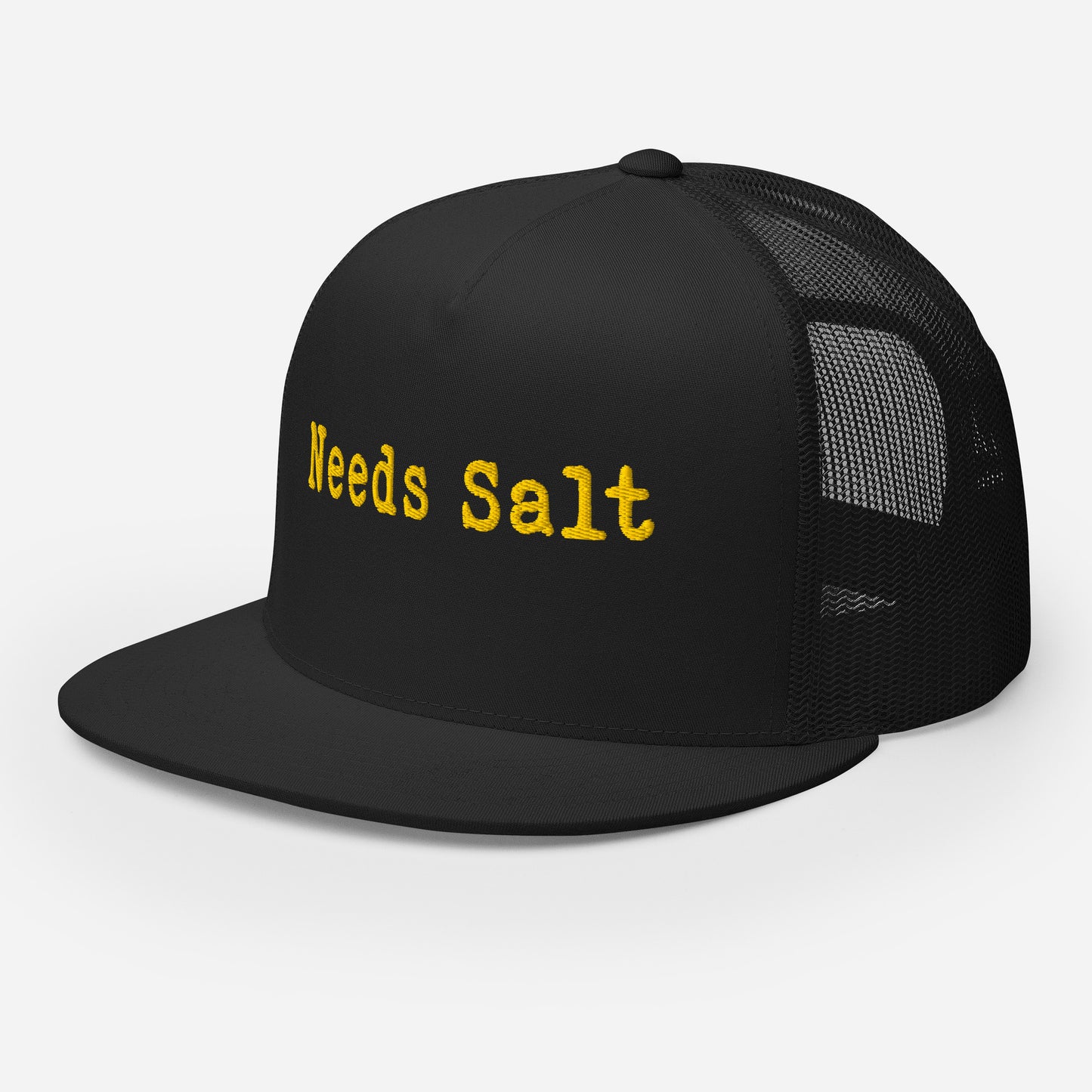 Needs Salt FLAT BILL Hat