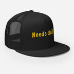 Needs Salt FLAT BILL Hat [Embroidered] - Odd Chef