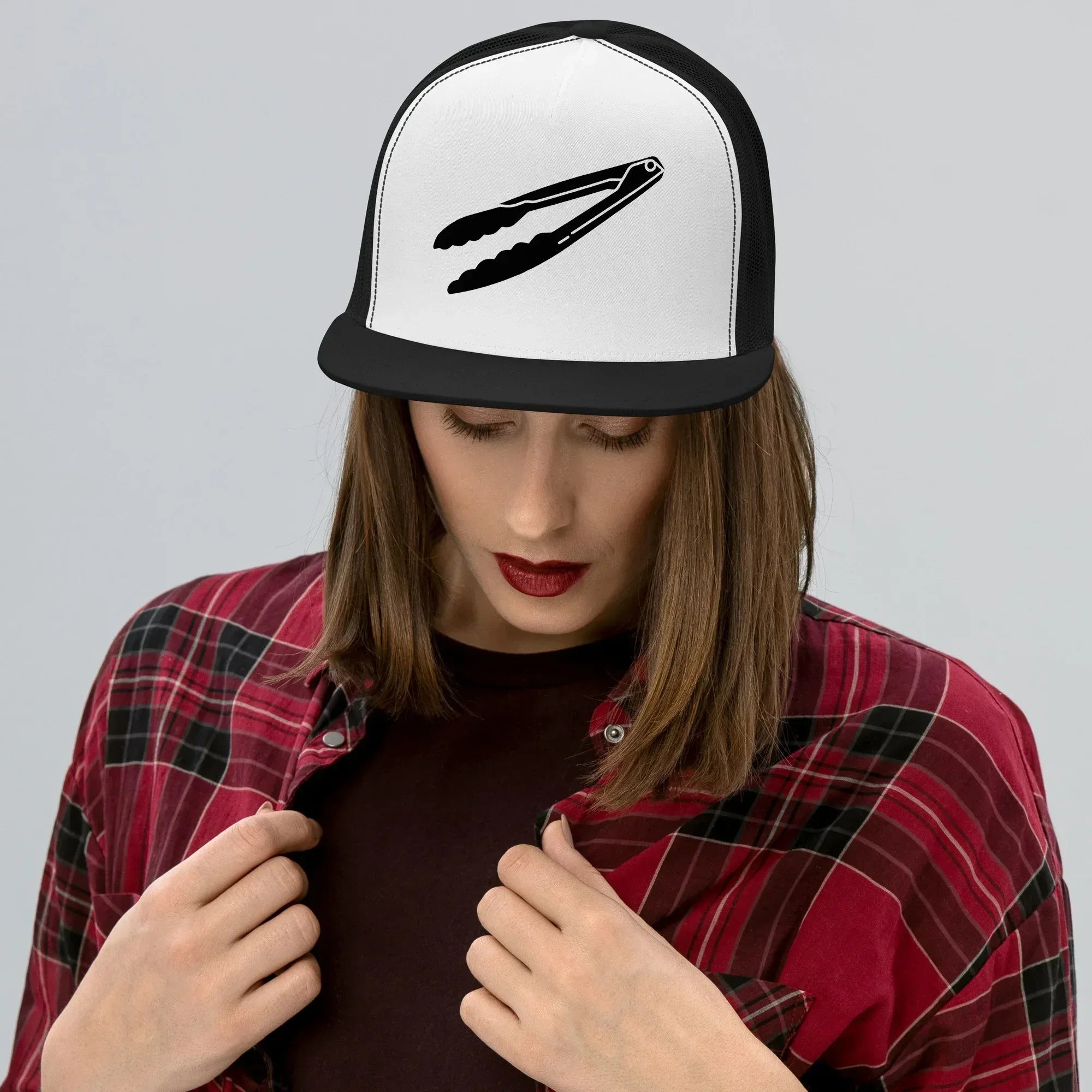 Tongs FLAT BILL Hat - Odd Chef