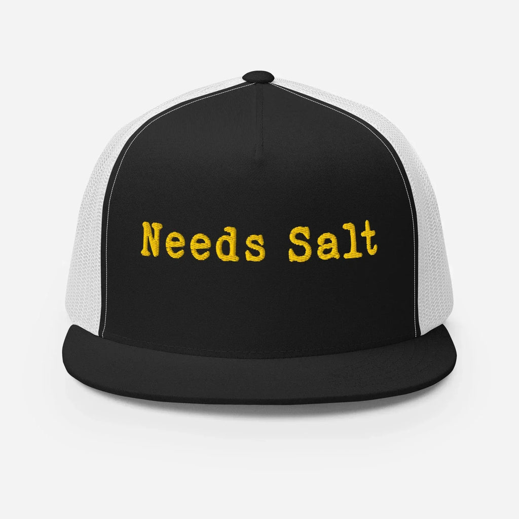 Needs Salt FLAT BILL Hat [Embroidered] - Odd Chef