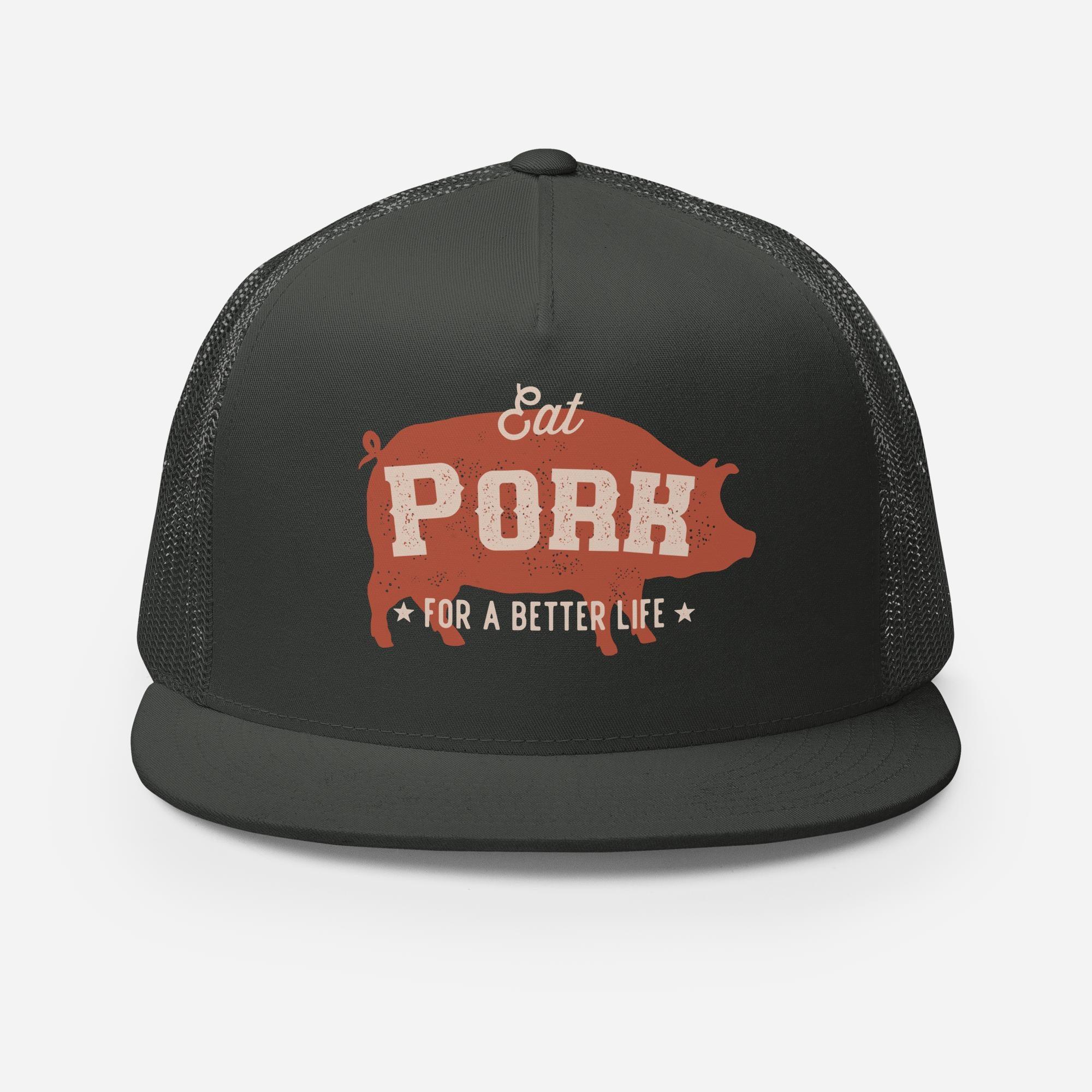 Eat Pork FLAT BILL Hat - Odd Chef
