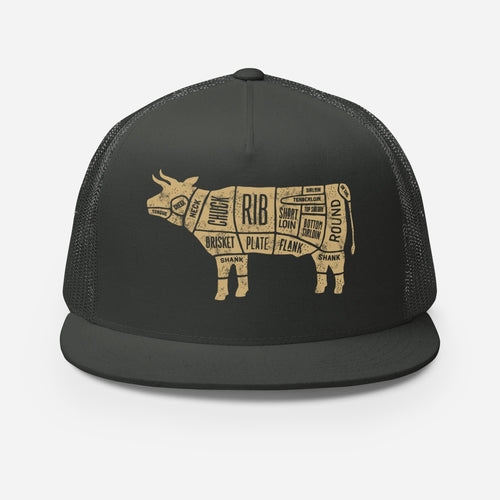 Beef Cow FLAT BILL Hat - Odd Chef