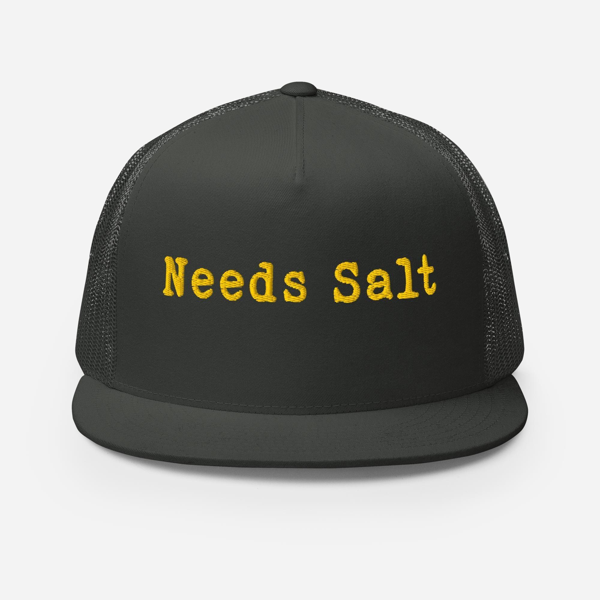 Needs Salt FLAT BILL Hat [Embroidered] - Odd Chef