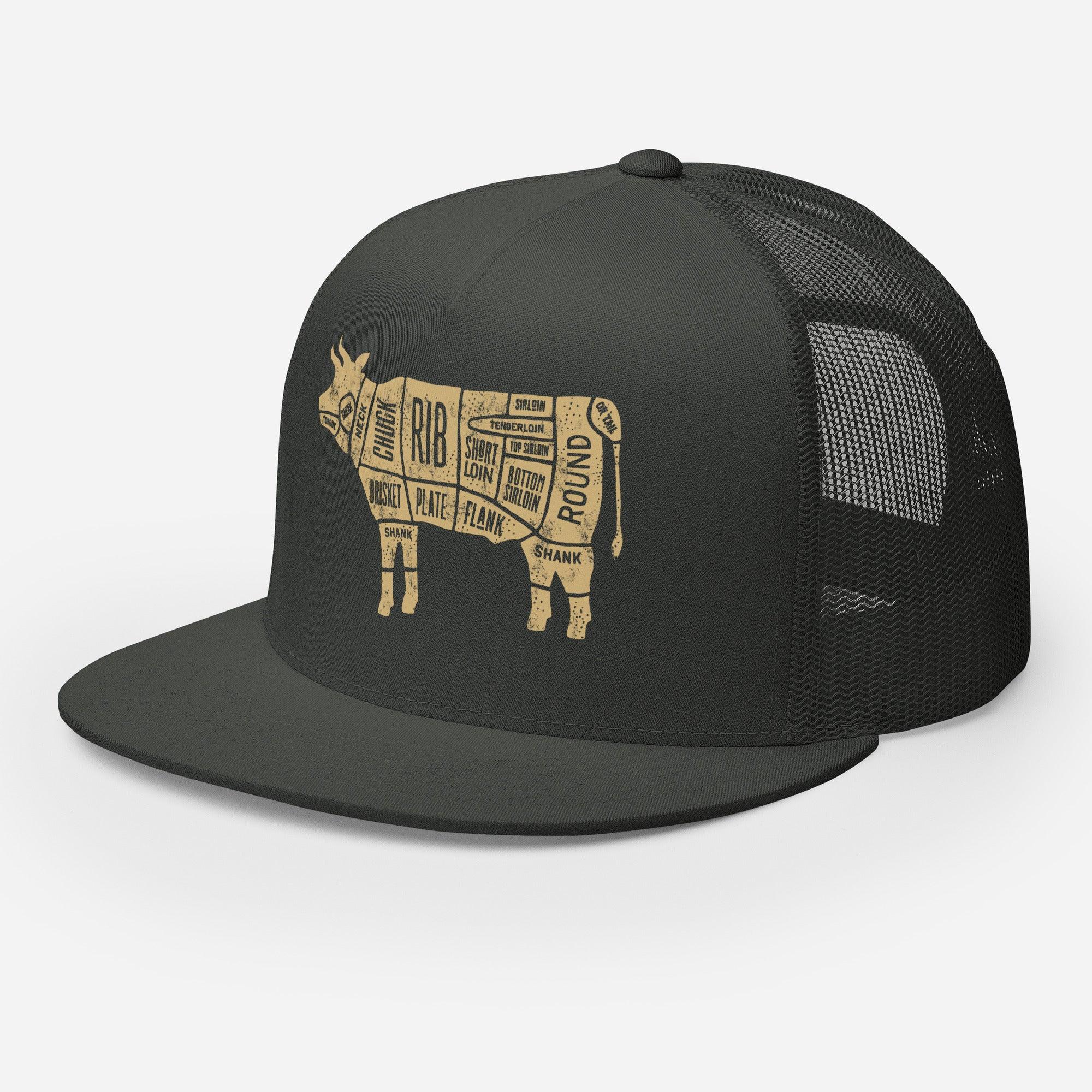 Beef Cow FLAT BILL Hat - Odd Chef