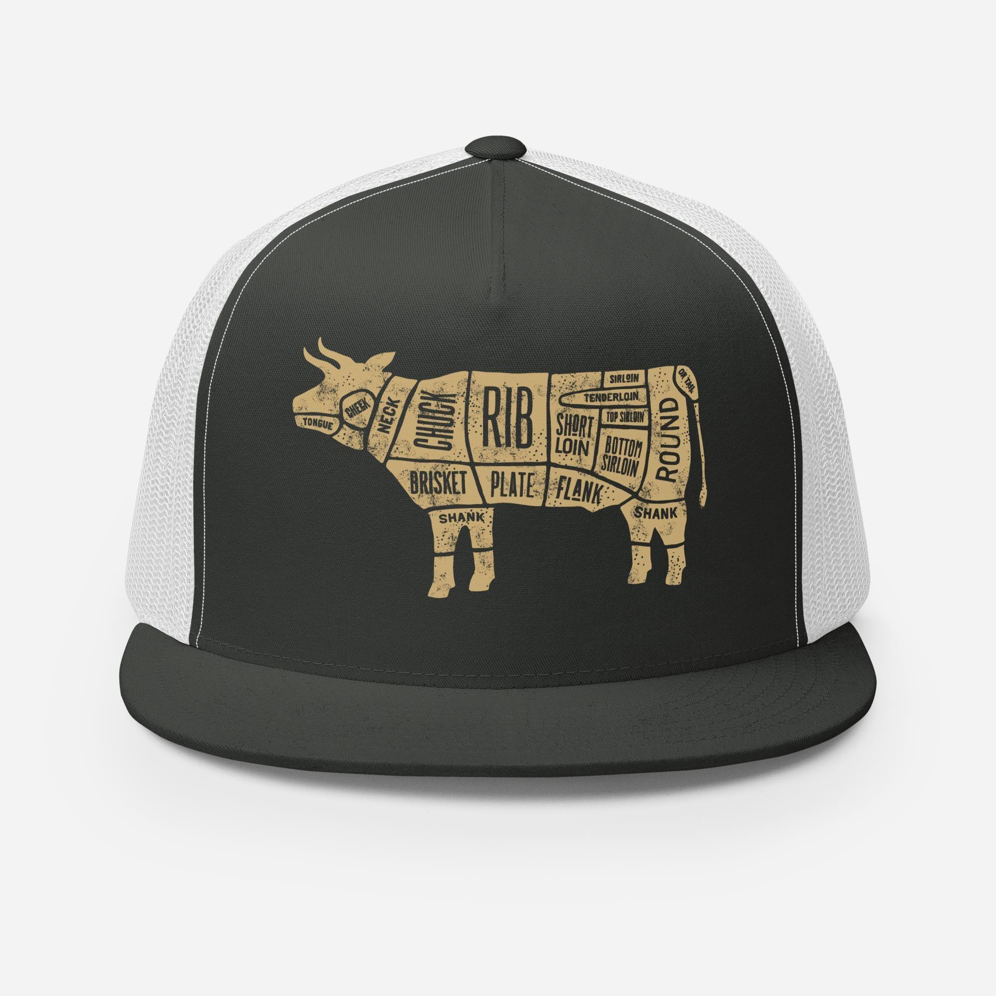 Beef Cow FLAT BILL Hat - Odd Chef
