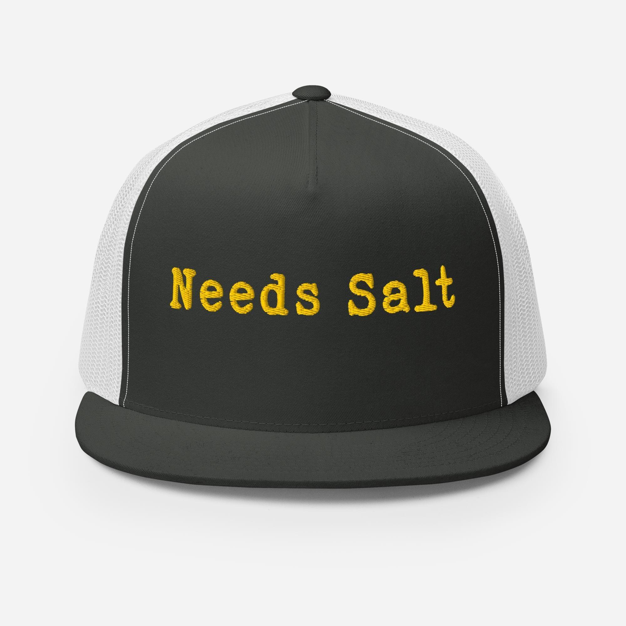 Needs Salt FLAT BILL Hat [Embroidered] - Odd Chef