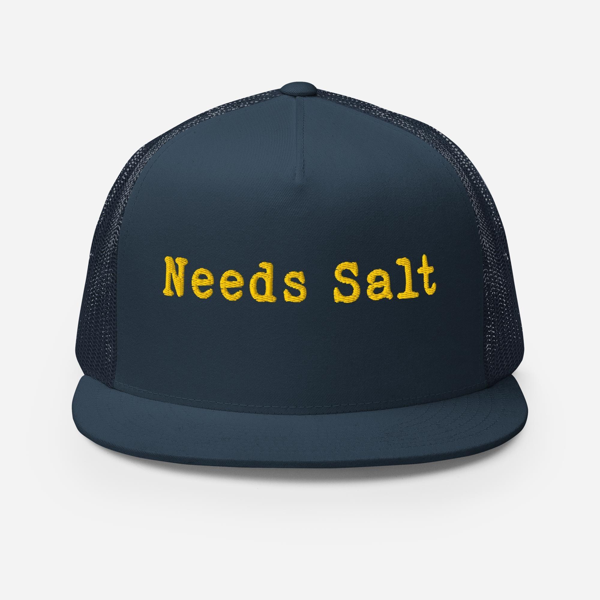Needs Salt FLAT BILL Hat [Embroidered] - Odd Chef