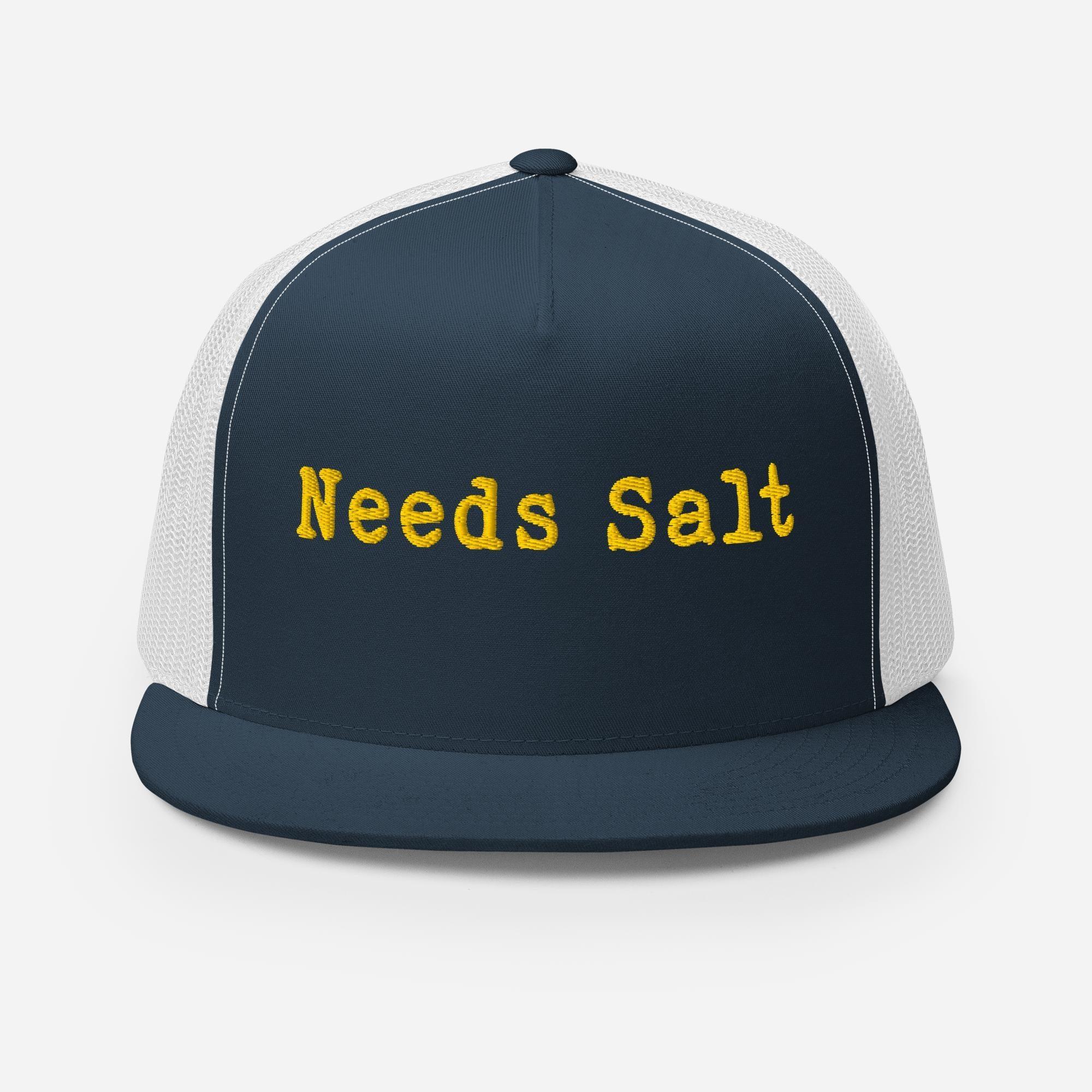 Needs Salt FLAT BILL Hat [Embroidered] - Odd Chef