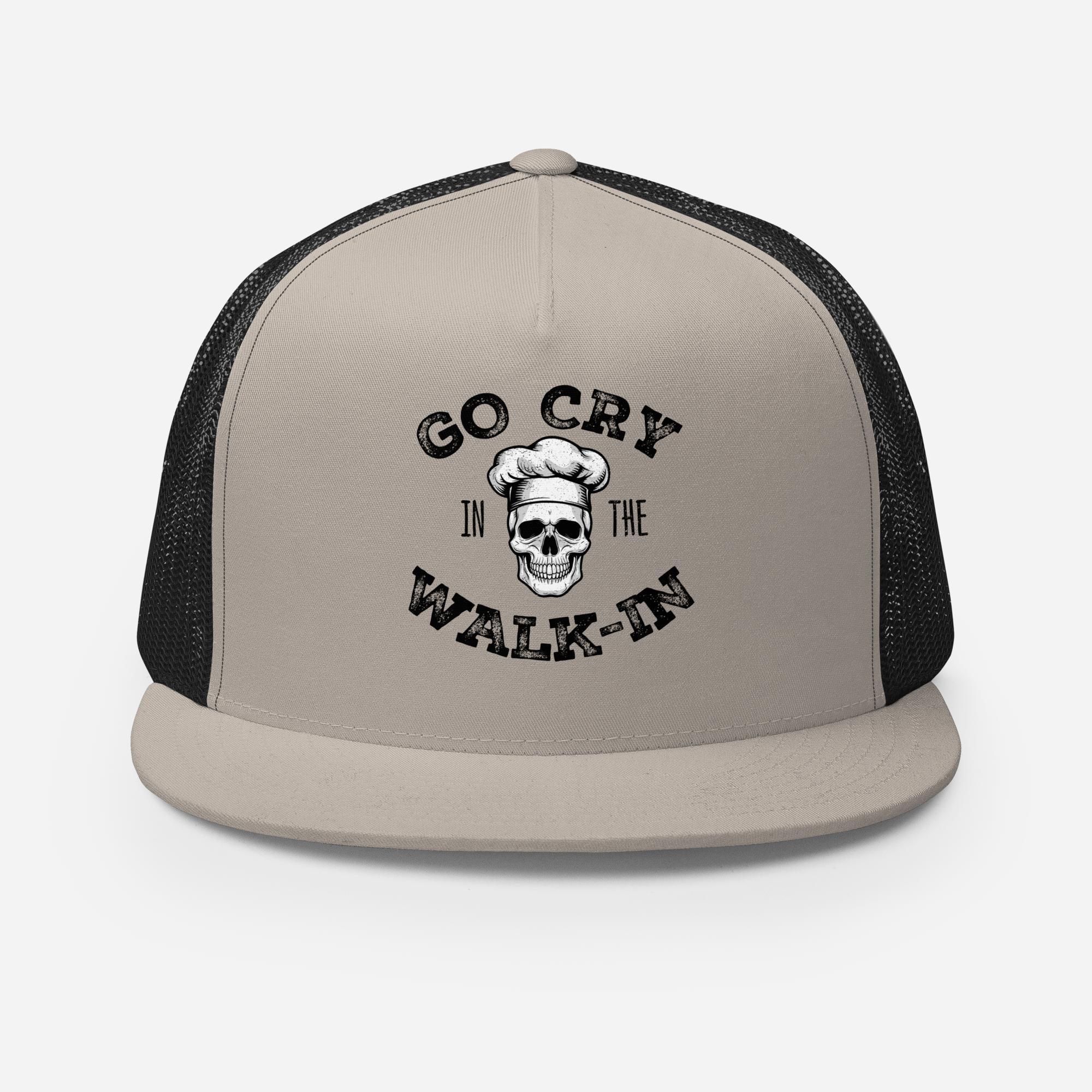 Go Cry in the Walk In FLAT BILL Hat - Odd Chef