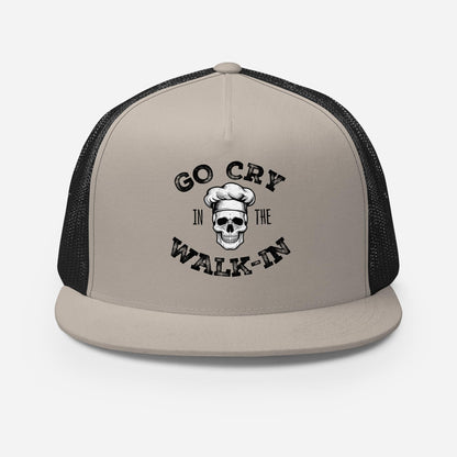 Go Cry in the Walk In FLAT BILL Hat