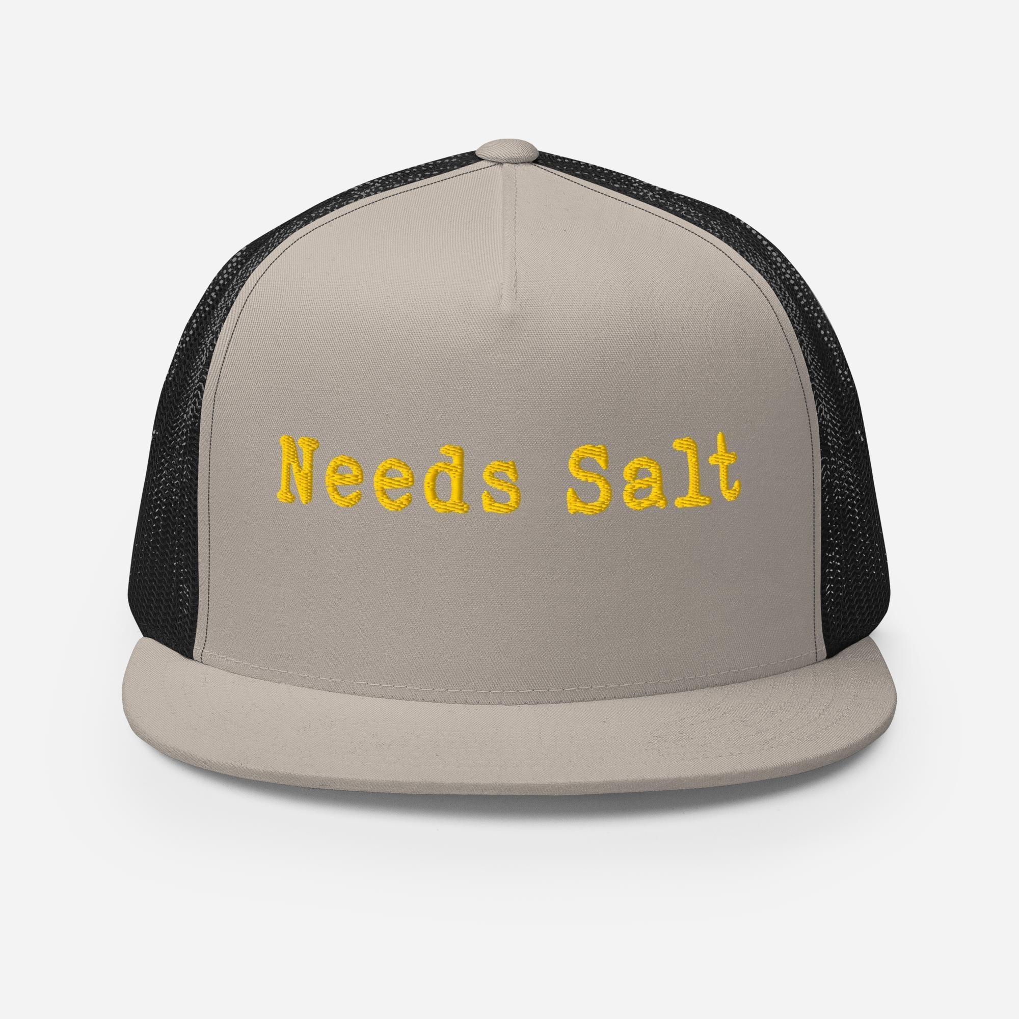 Needs Salt FLAT BILL Hat [Embroidered] - Odd Chef