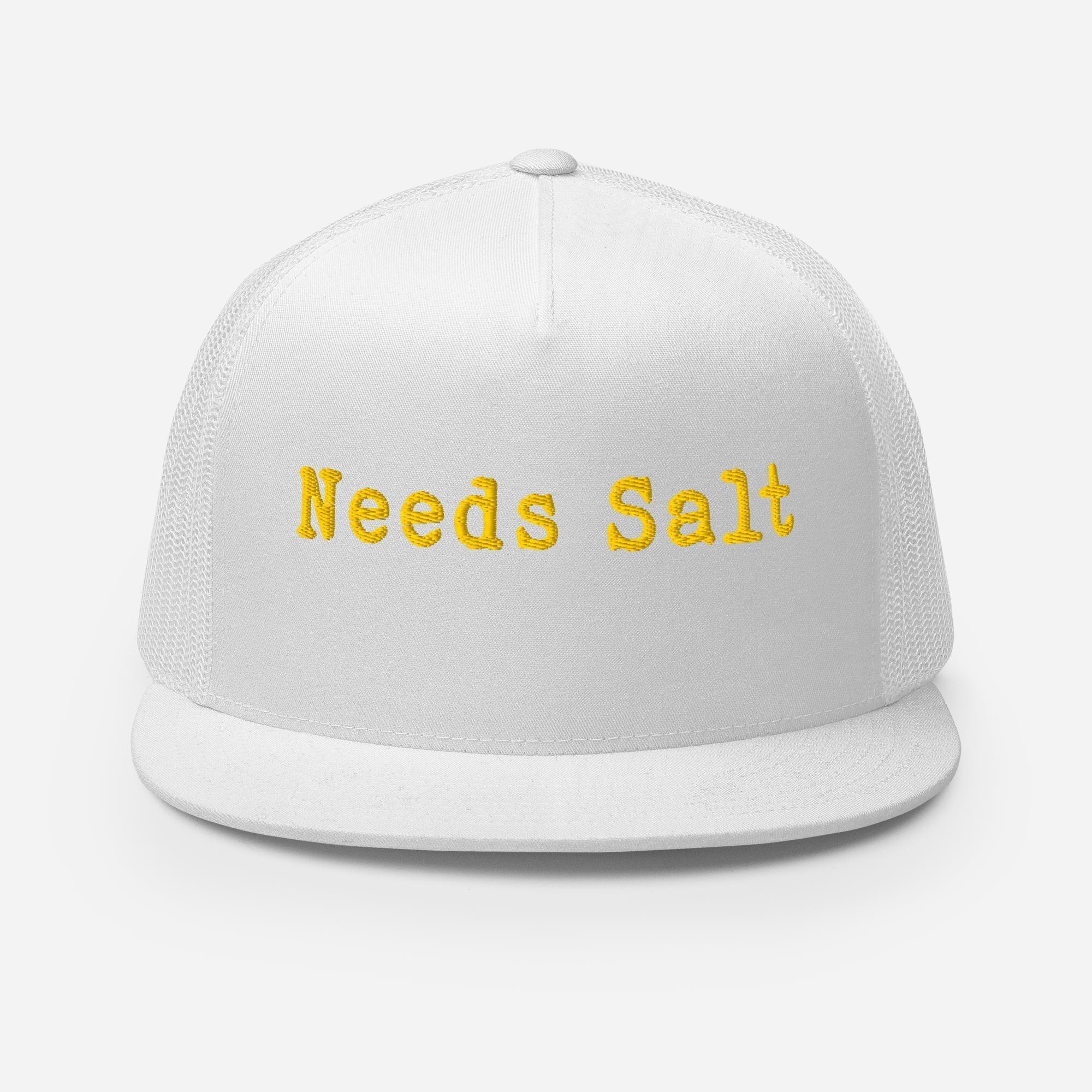 Needs Salt FLAT BILL Hat [Embroidered] - Odd Chef
