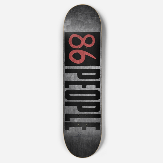 86 People Skateboard Deck