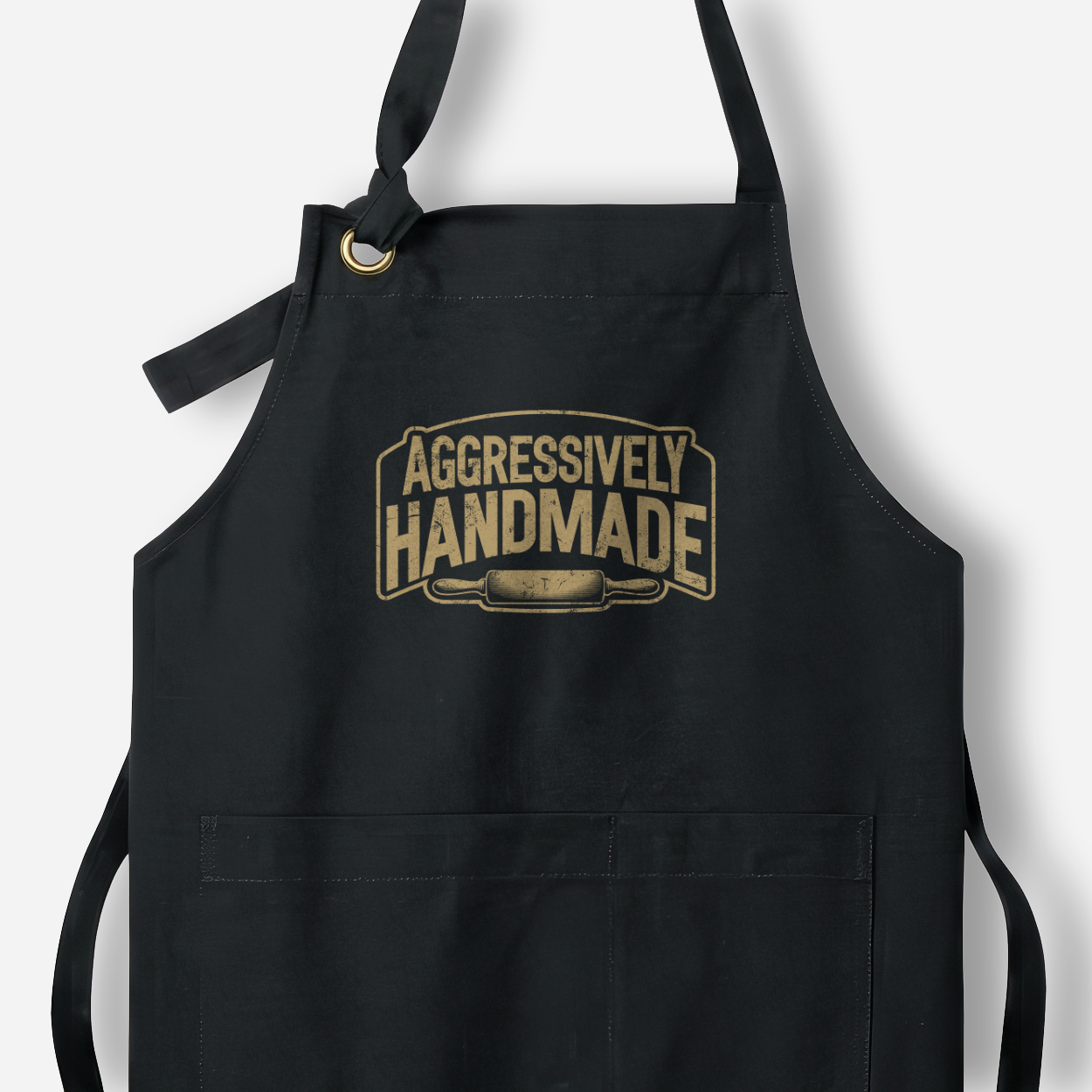Signature Aggressively Hand Made Apron