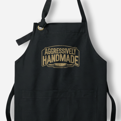 Signature Aggressively Hand Made Apron