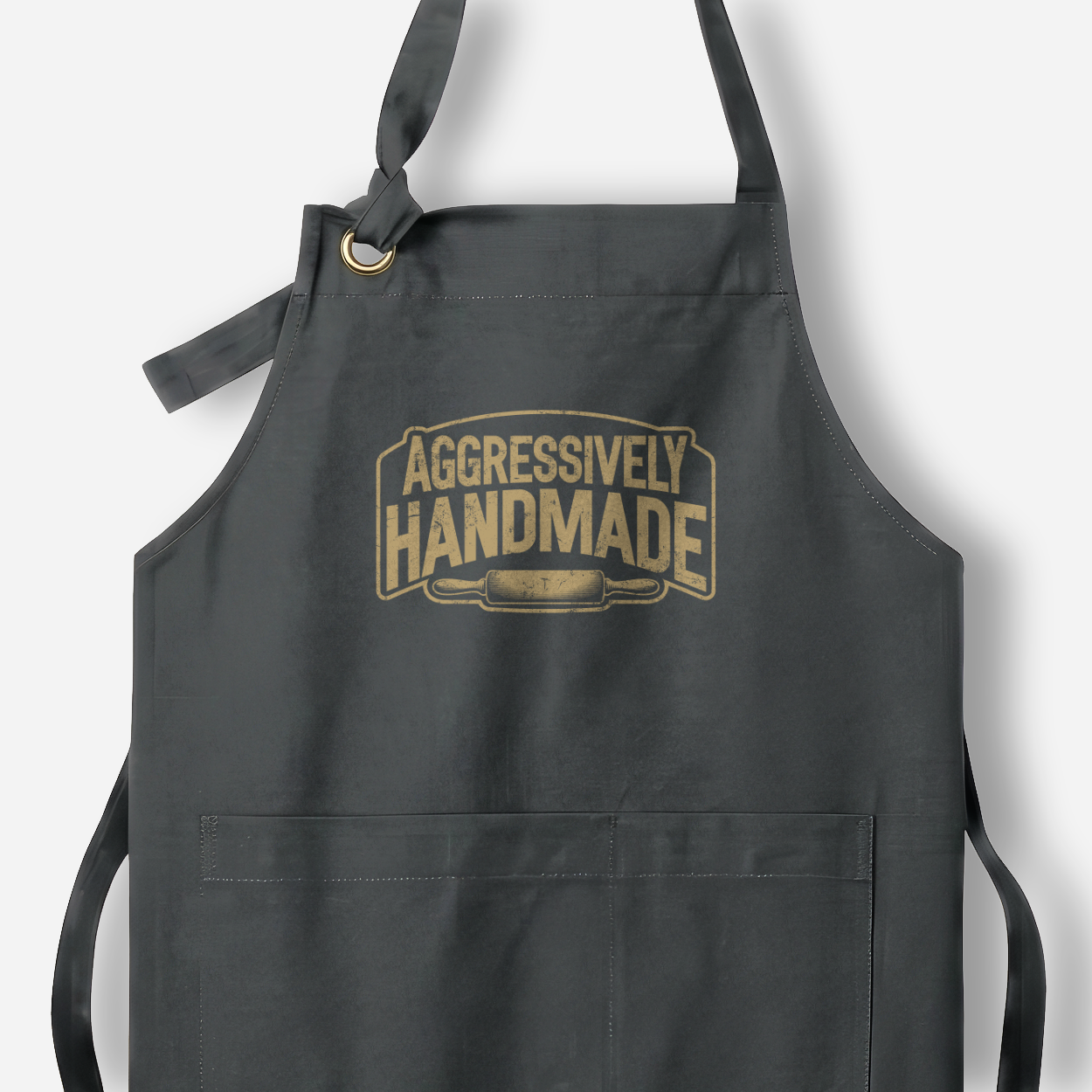 Signature Aggressively Hand Made Apron