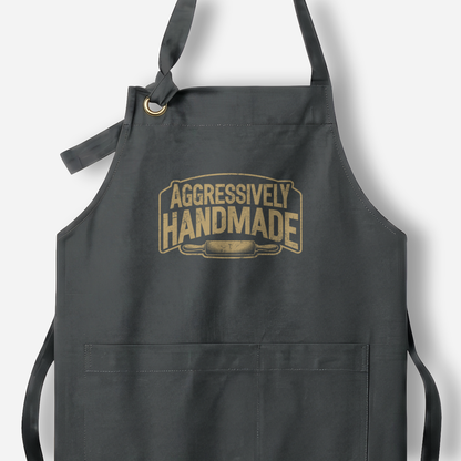 Signature Aggressively Hand Made Apron