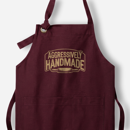 Signature Aggressively Hand Made Apron