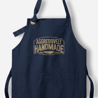 Signature Aggressively Hand Made Apron