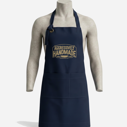 Signature Aggressively Hand Made Apron
