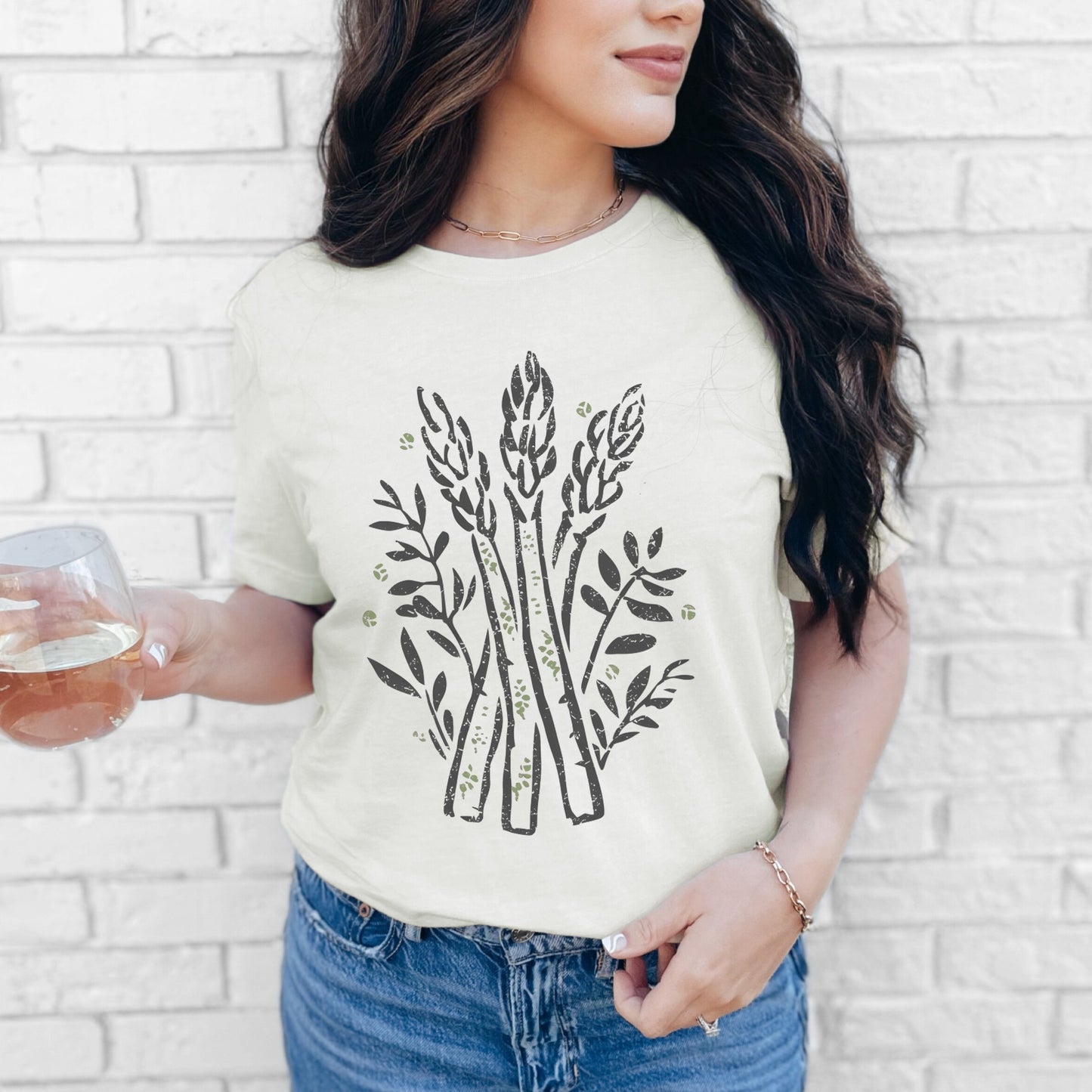 Asparagus Garden Food Unisex t-shirt