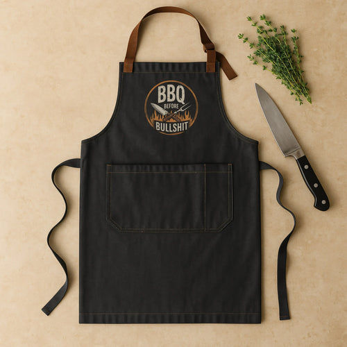 BBQ Before Bullshit Apron - Odd Chef