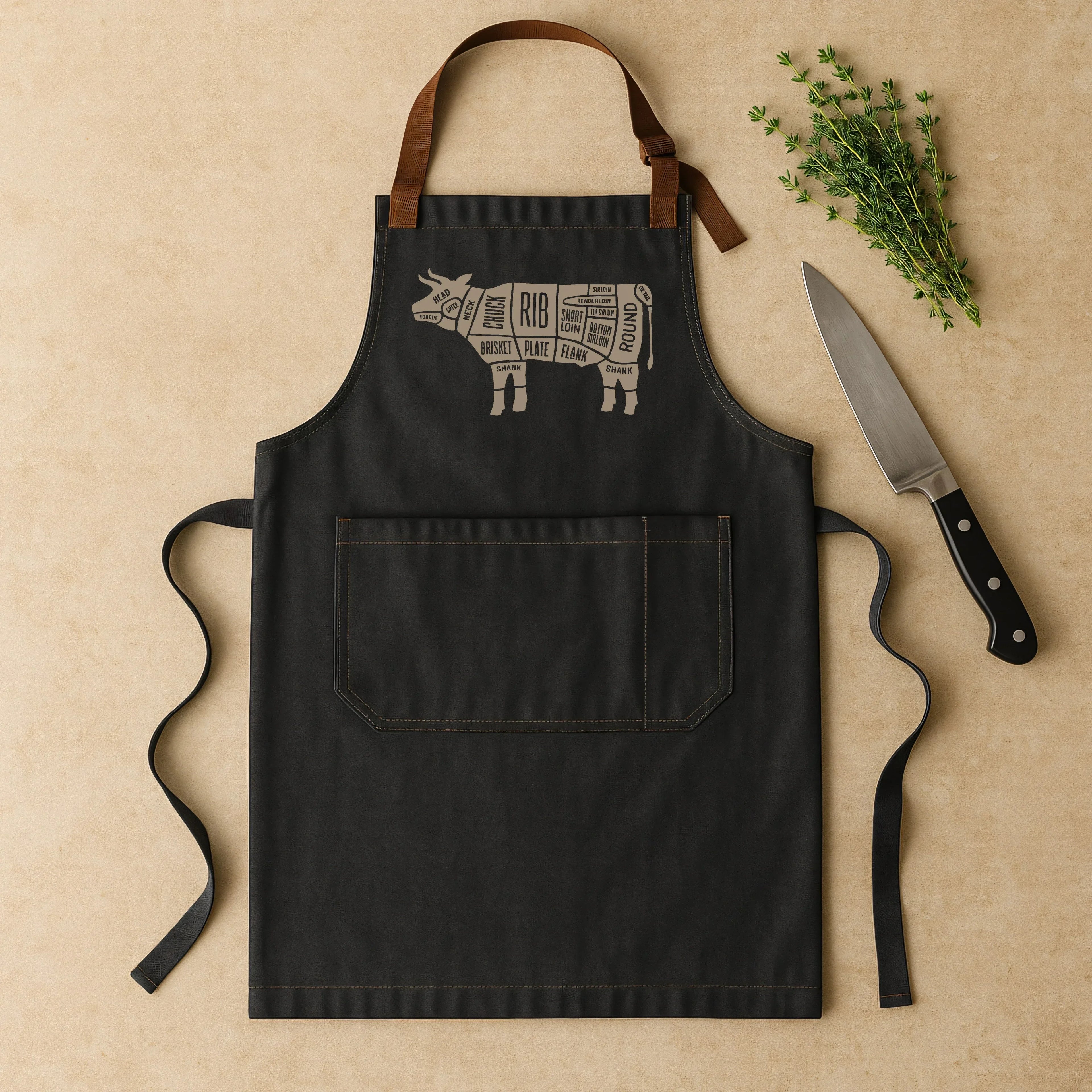 Butcher Beef Apron - Odd Chef