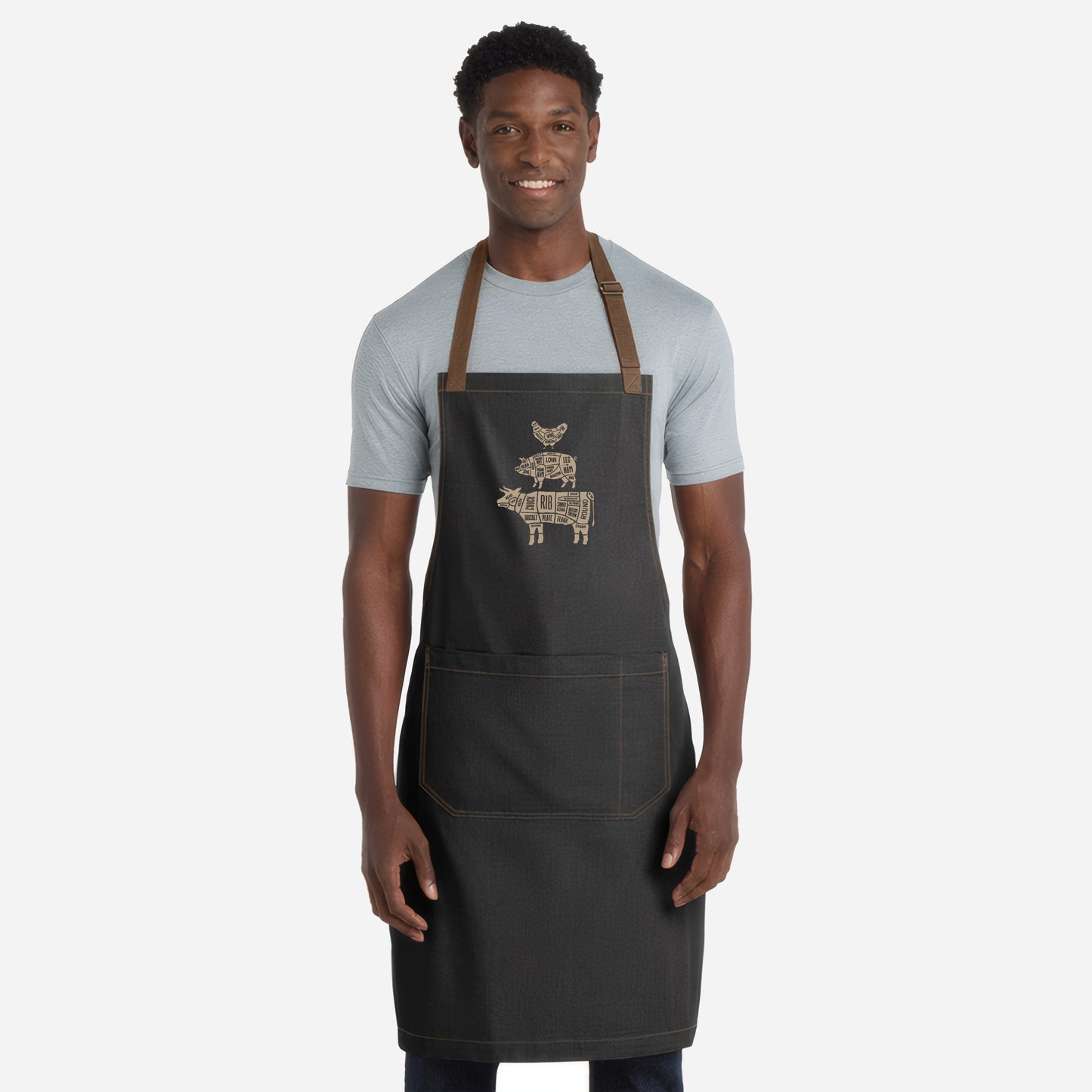 Cow, Pig, Chicken Apron