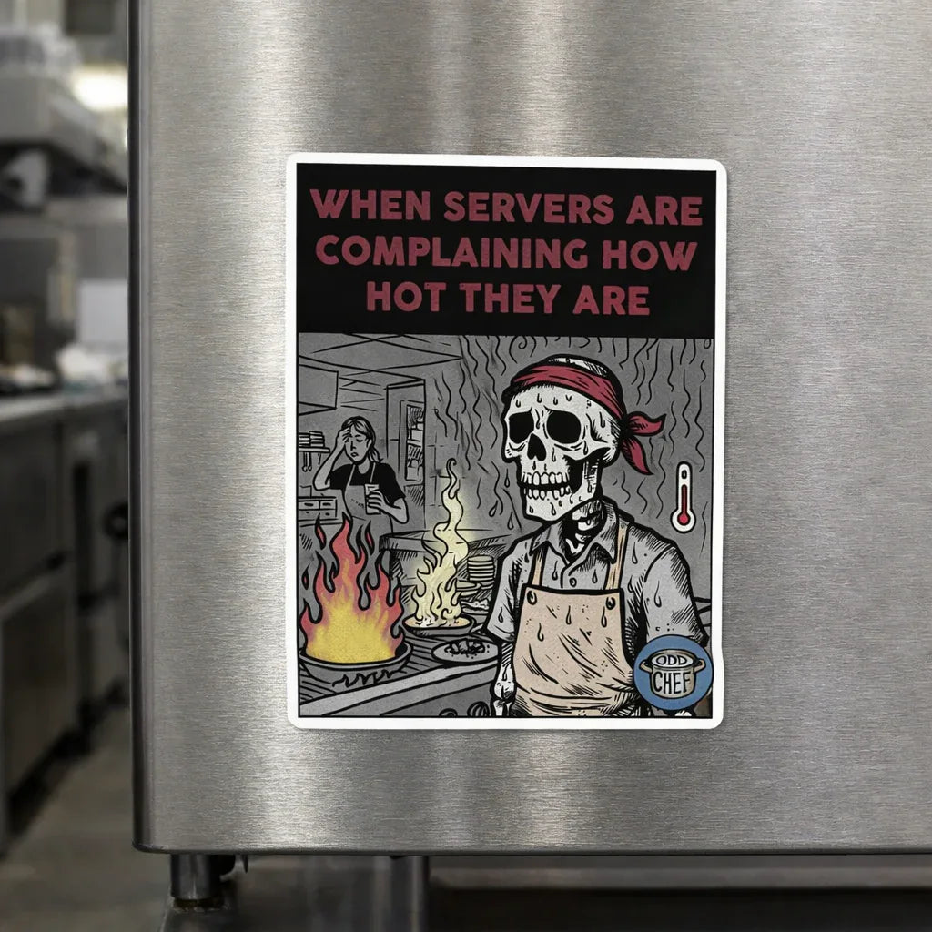 Odd Chef Comic Sticker Sheet #1