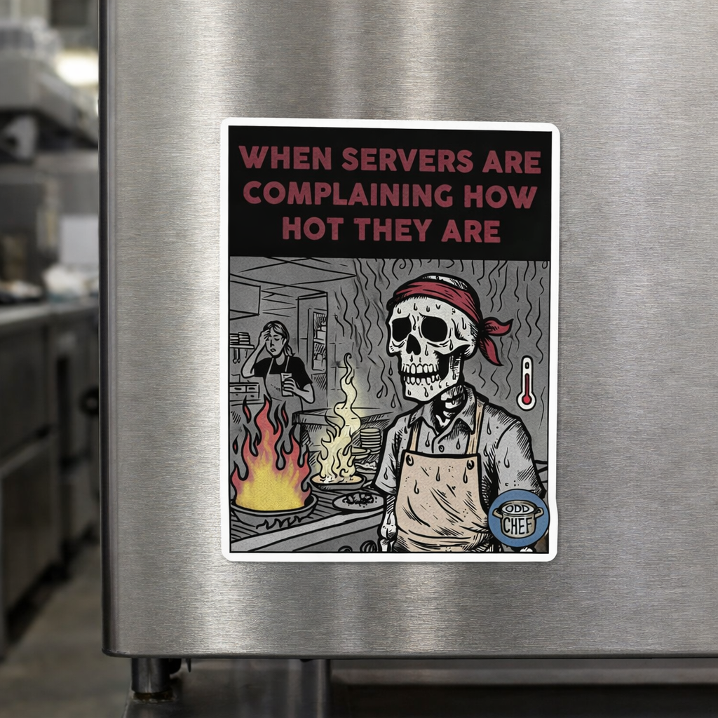 Odd Chef Comic Sticker Sheet #1