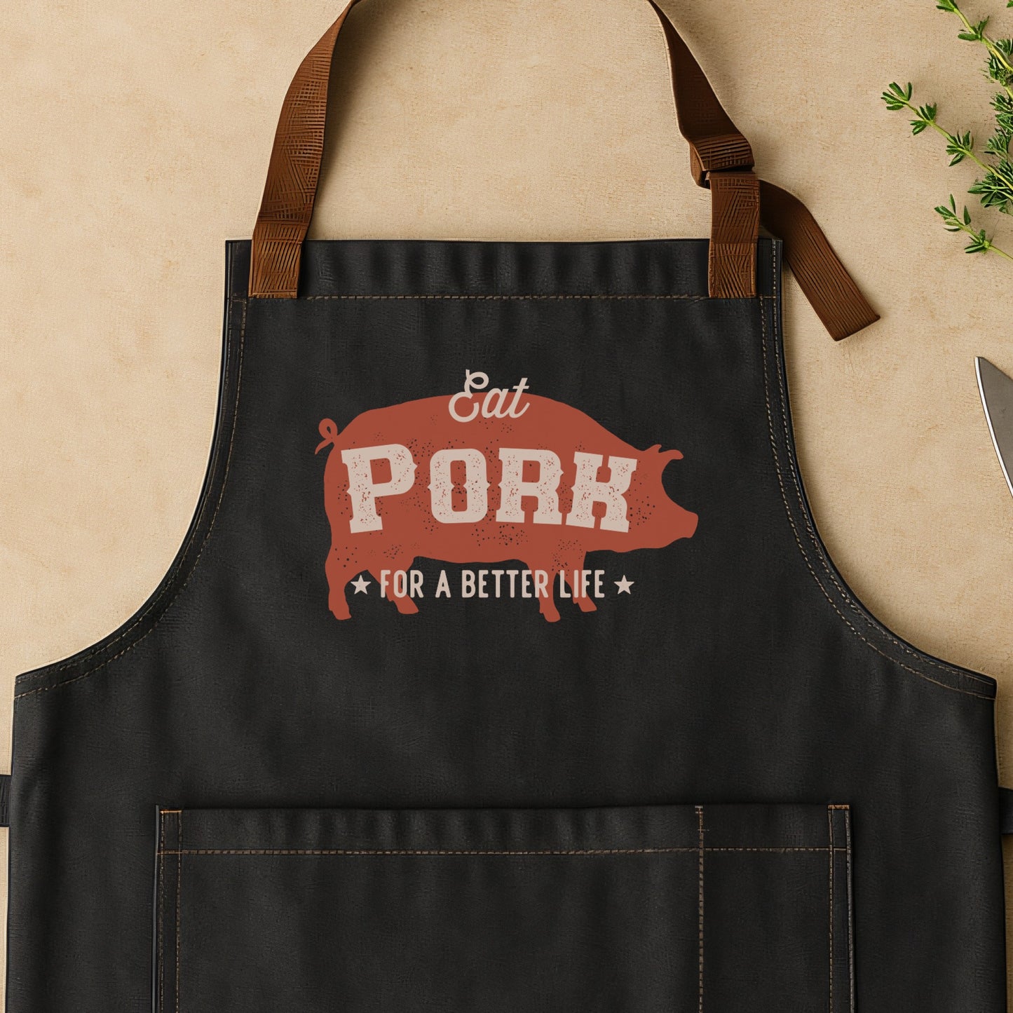 Eat Pork Apron