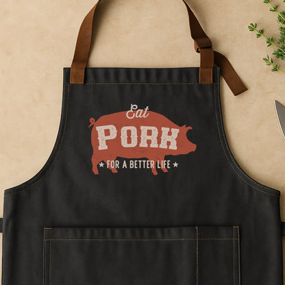 Eat Pork Apron