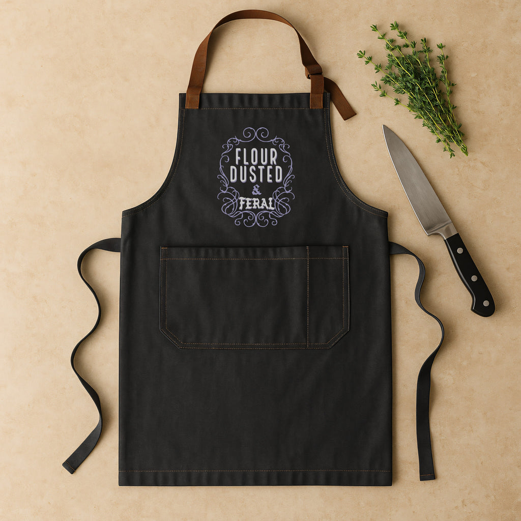 Flour Dusted Text Design Apron