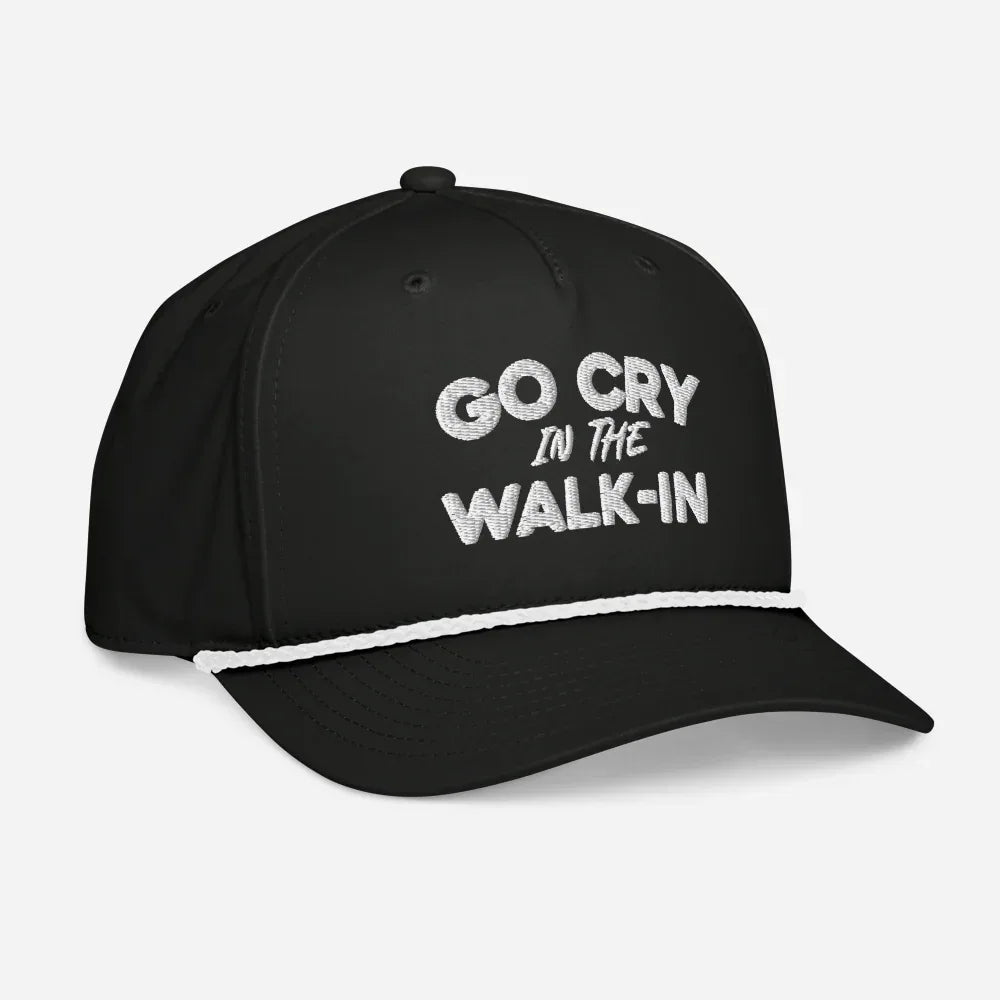 Go Cry in the Walk-In Classic Rope Hat [Embroidered] - Odd Chef