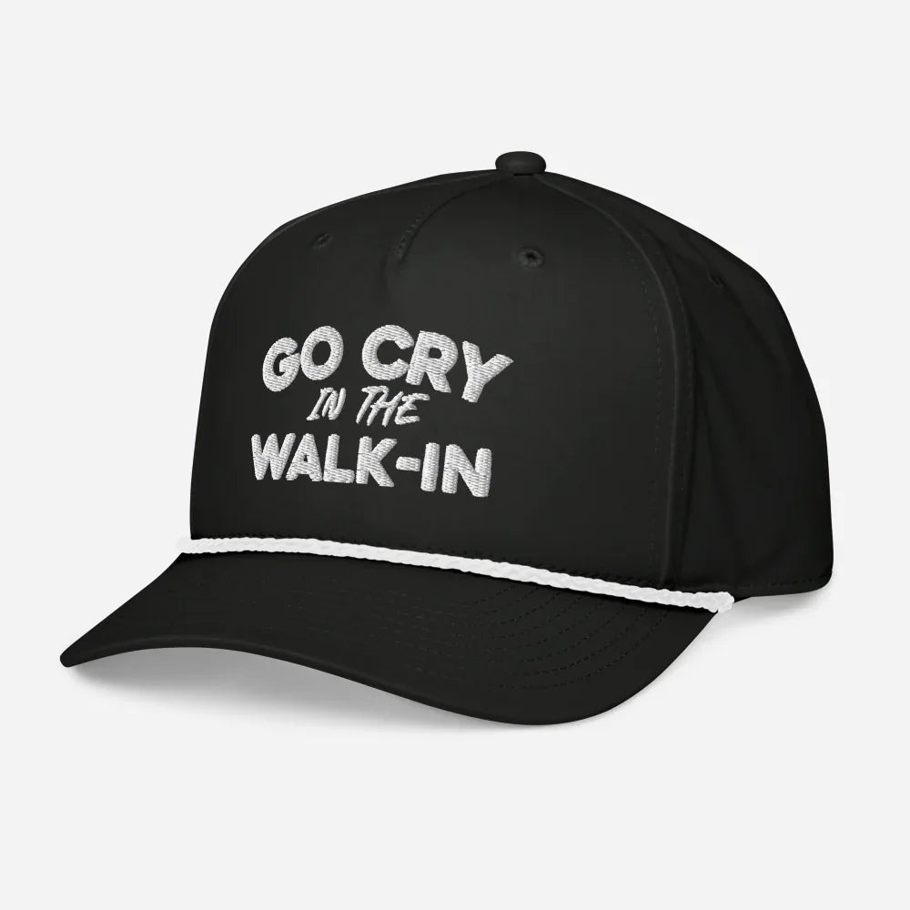 Go Cry in the Walk-In Classic Rope Hat [Embroidered] - Odd Chef