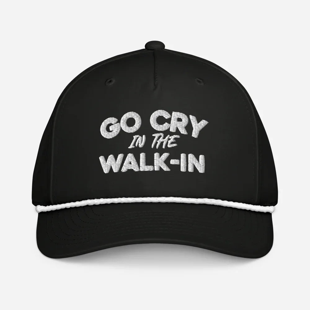 Go Cry in the Walk-In Classic Rope Hat [Embroidered] - Odd Chef