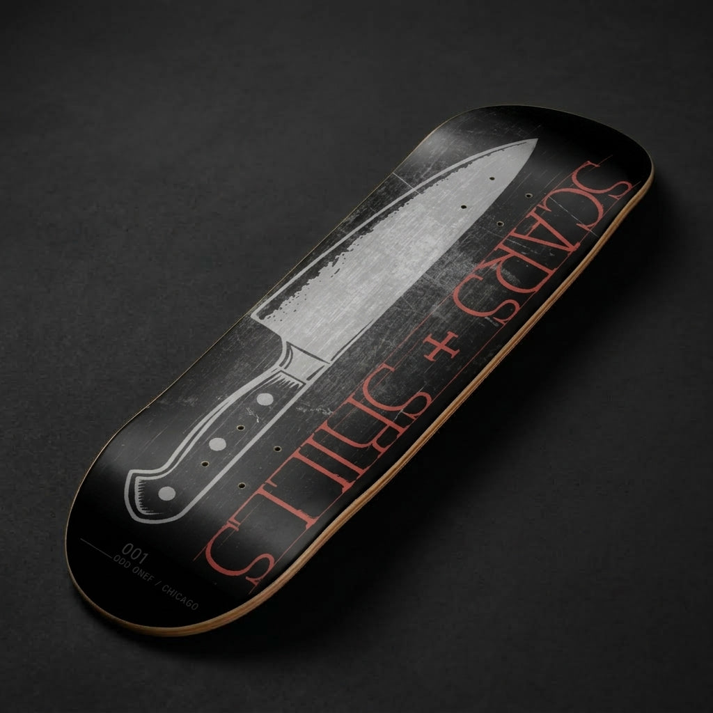 Scars + Skills Skateboard Deck