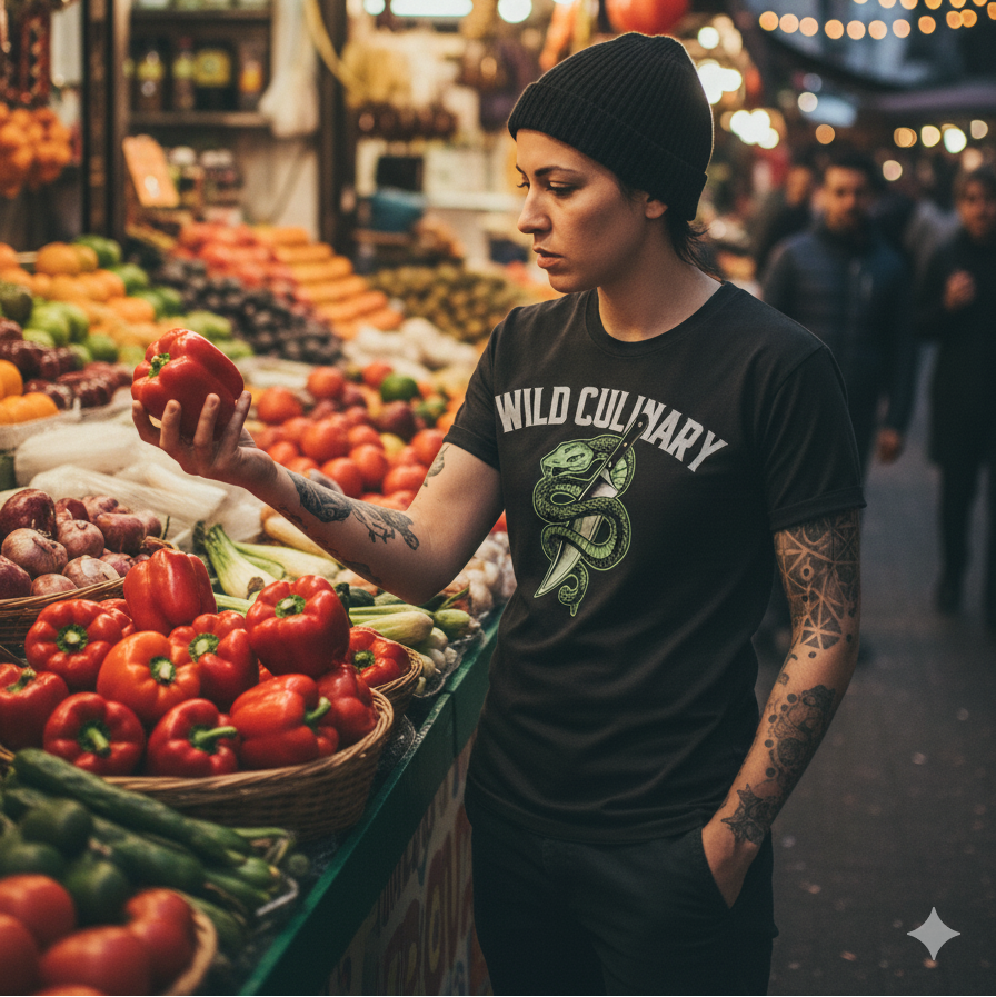 Wild Culinary Serpent Unisex Tee