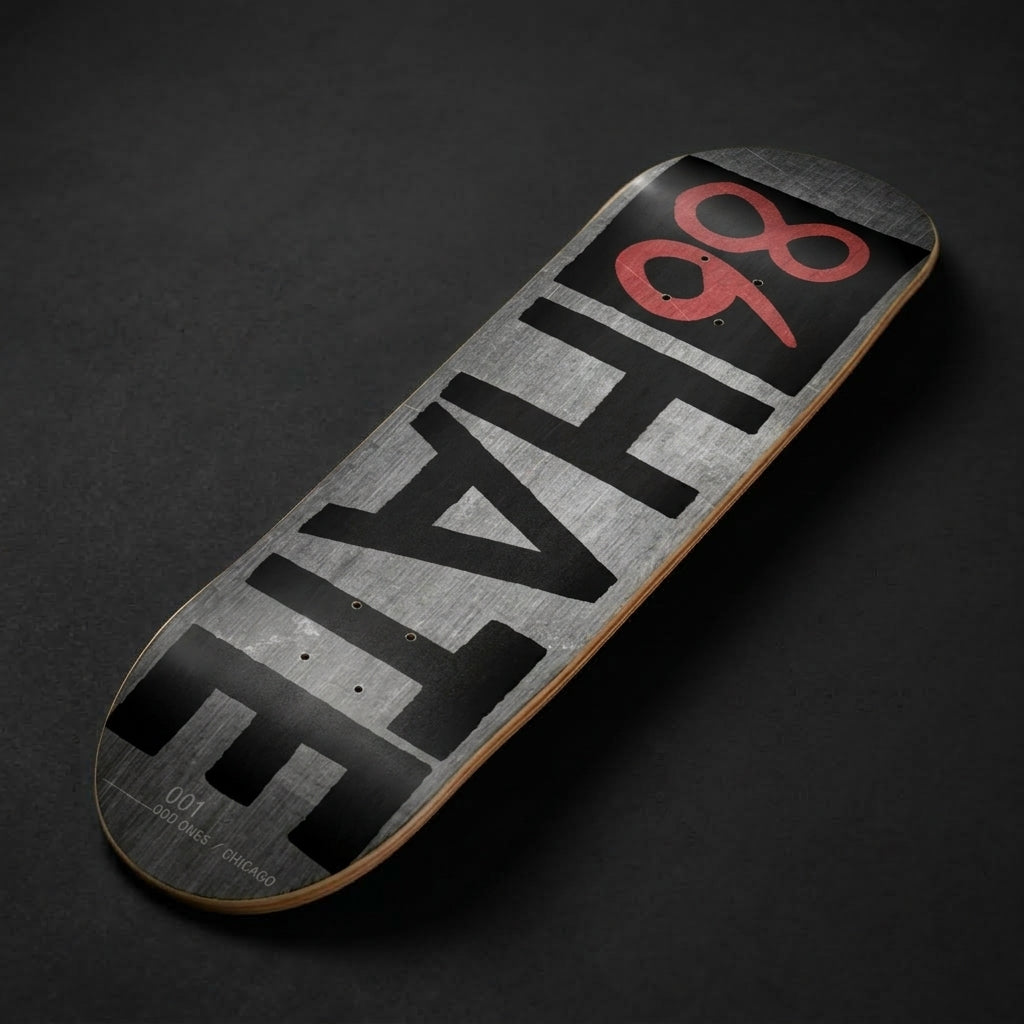 86 Hate Skateboard Deck