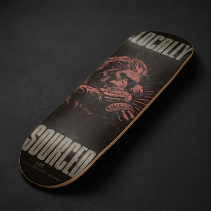 Bigfoot Taco Skateboard Deck