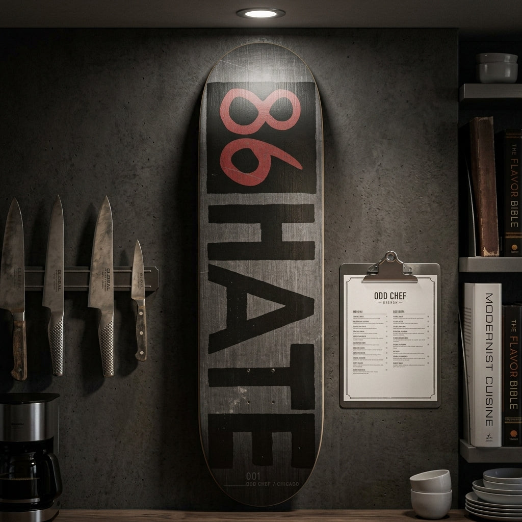 86 Hate Skateboard Deck