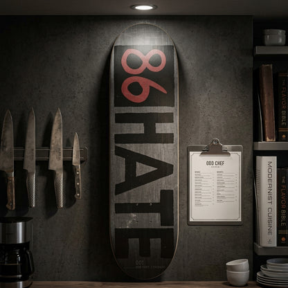 86 Hate Skateboard Deck