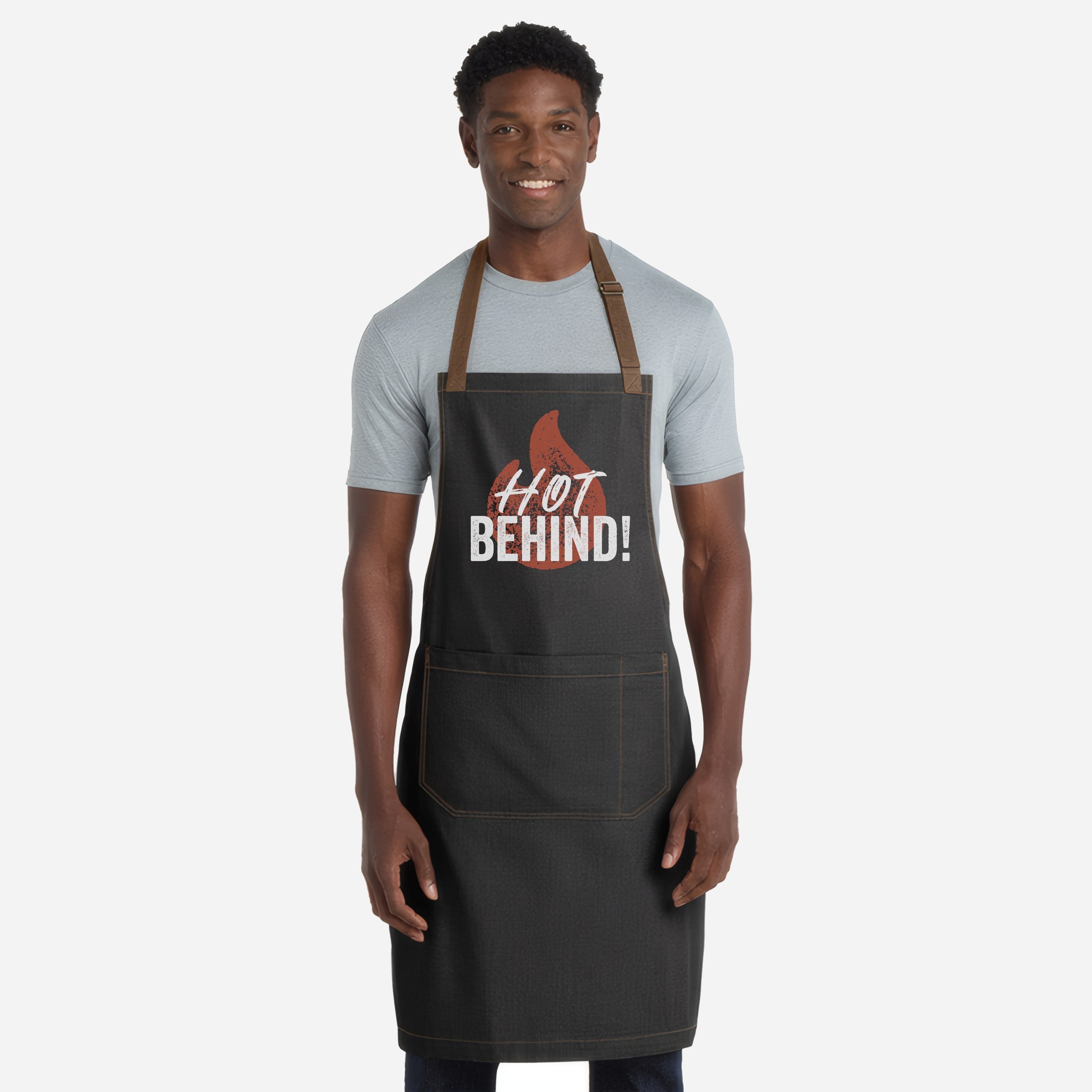 HOT BEHIND APRON