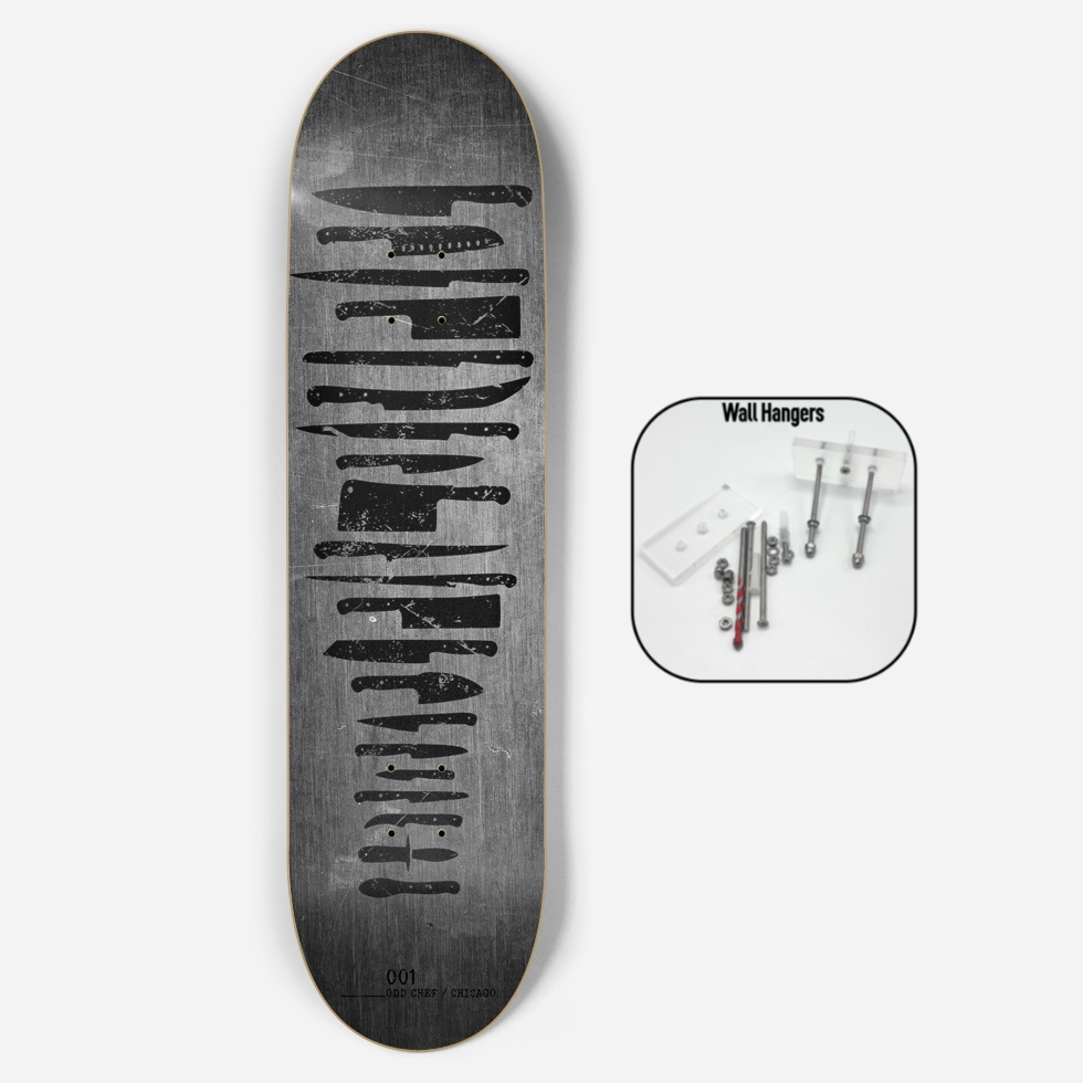 Chef Knives Skateboard Deck