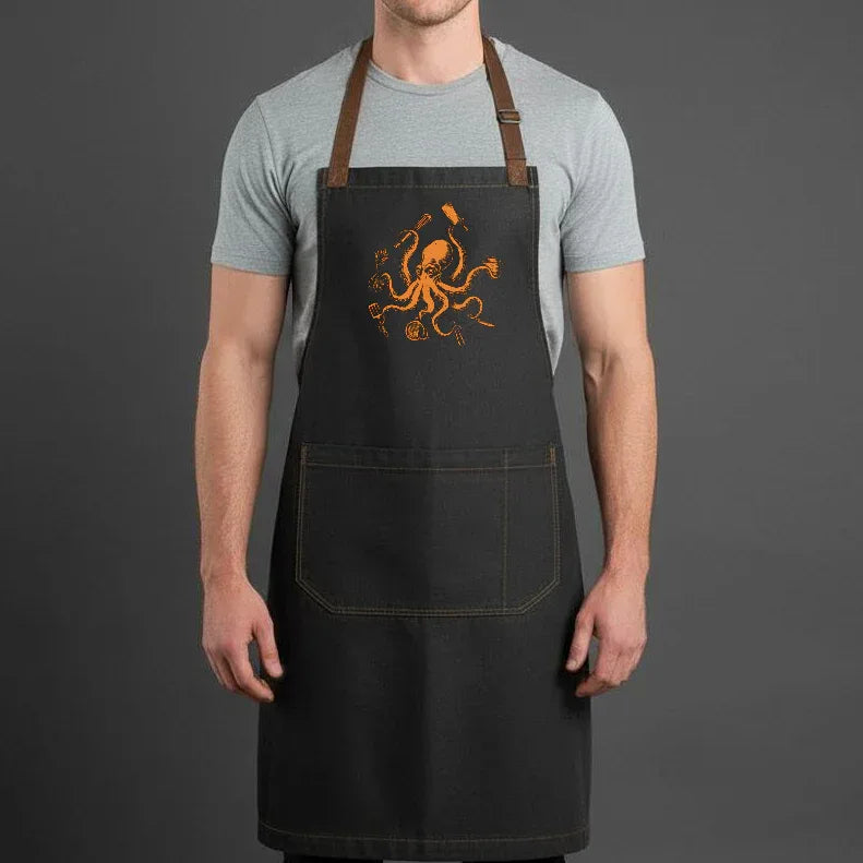 Octo-Chef Orange Apron