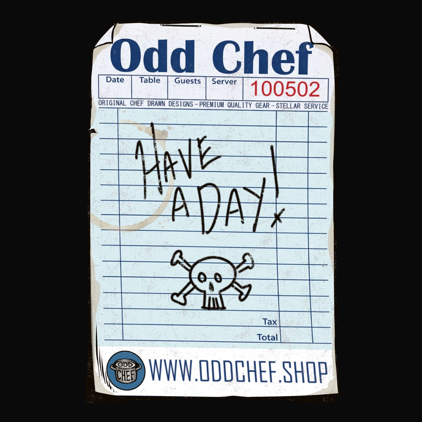Odd Chef Official Guest Check Unisex Tee