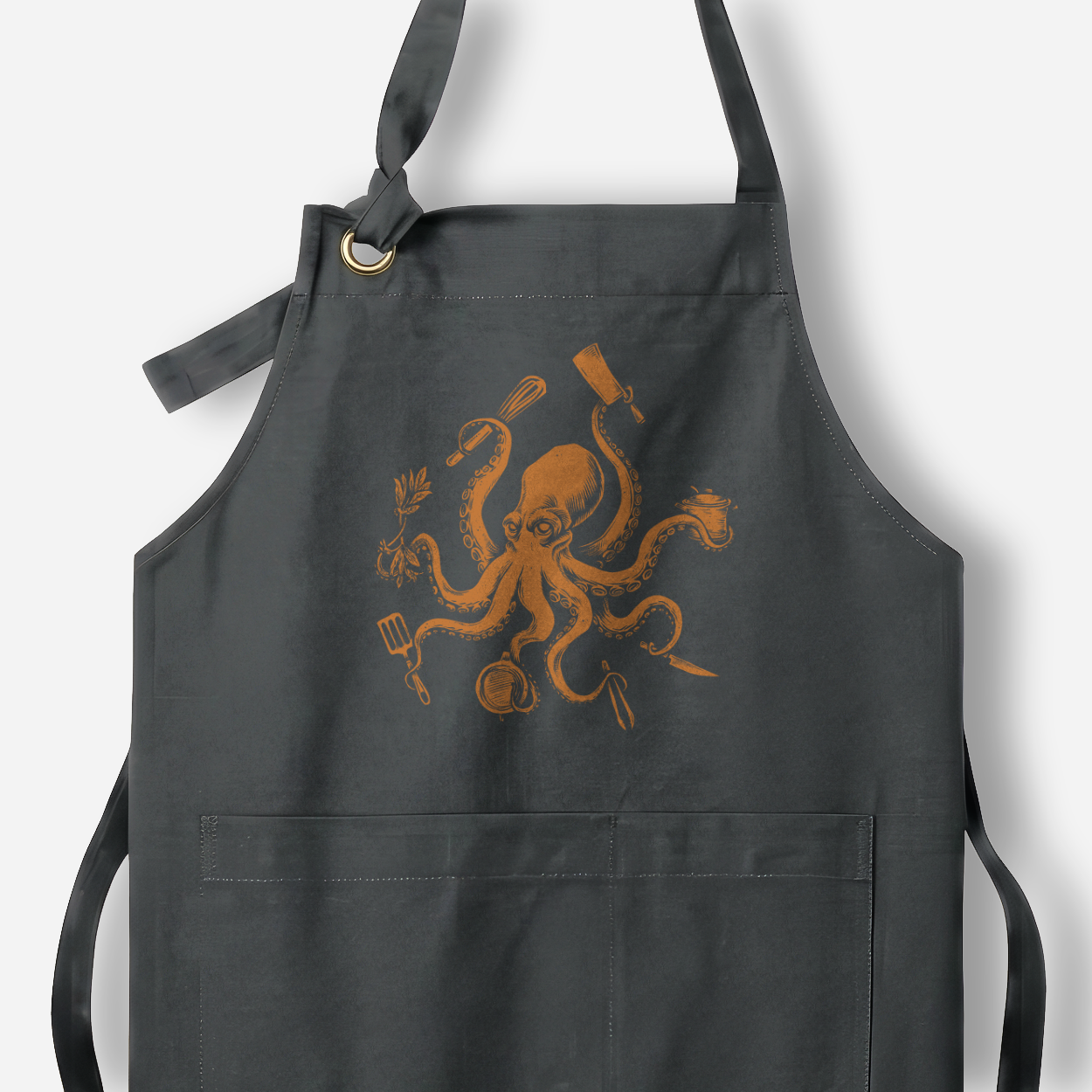 Signature Orange Octo-chef Apron
