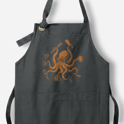 Signature Orange Octo-chef Apron