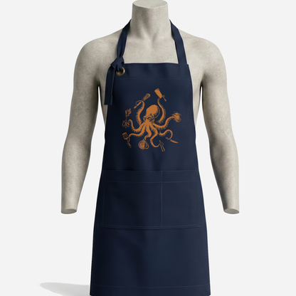 Signature Orange Octo-chef Apron
