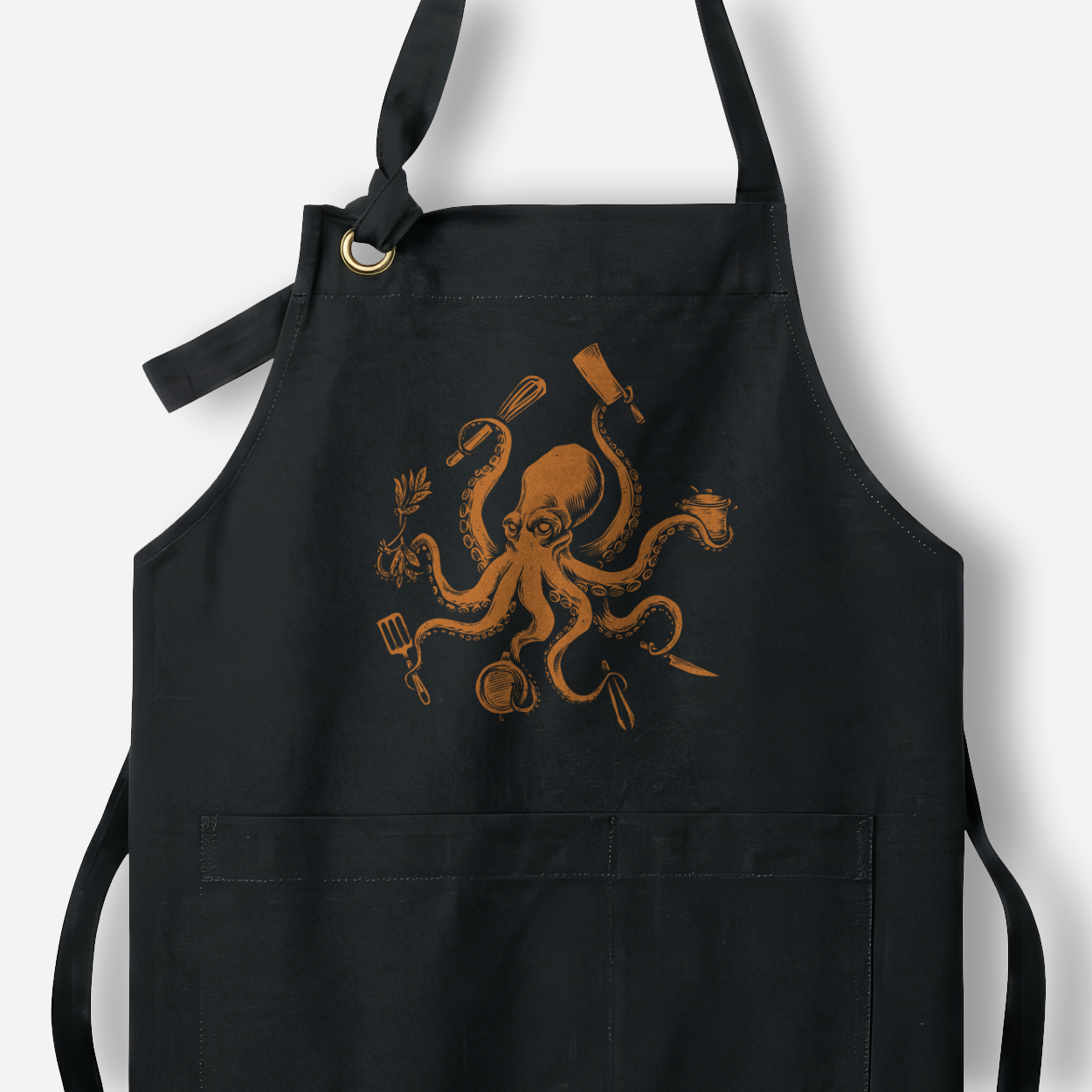 Signature Orange Octo-chef Apron